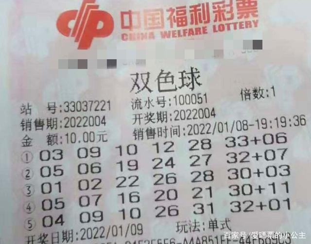 双色球一等奖